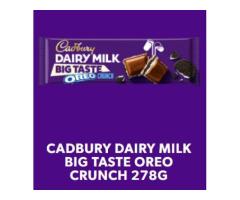 CADBURY DAIRY MILK BIG TASTE OREO CHOCOLATE BAR, 278G