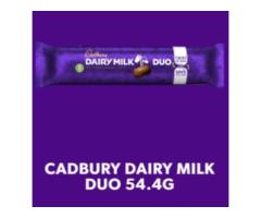 CADBURY DAIRY MILK DUO CHOCOLATE BAR, 54.4G