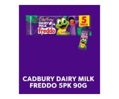 CADBURY DAIRY MILK FREDDO CHOCOLATE BAR 5 PACK MULTIPACK, 90G