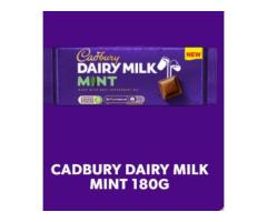 CADBURY DAIRY MILK MINT CHOCOLATE BAR 180G