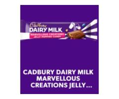 CADBURY DAIRY MILK MARVELLOUS CREATIONS JELLY POPPING CHOCOLATE CANDY BAR, 47G