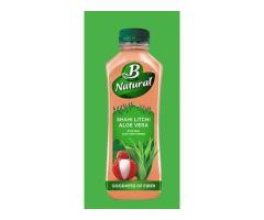 B natural shahi litchi aloe vera