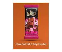 choco deck milk & ruby chocholate