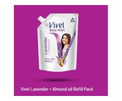 vivel lavender +almond oil refill pack