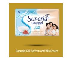 gangajal silk saffron and milk cream