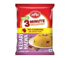 mtr 3 minute kesari halwa pouch 60 g