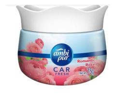 Ambi Pur Car Freshener Gel – Romantic Rose 75 g