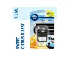 Ambi Pur Sweet Citrus and Zest Car Air Freshener Starter Kit (7.5 ml) - Ambi pur