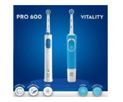 Oral B Pro 600 Cross Action Electric Rechargeable Toothbrush and Oral B Vitality