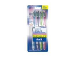 Oral B Sensitive Ultrathin - Family pack of 4 toothbrushes – Extra Soft