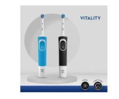 Oral B Vitality 100 Blue Criss Cross Electric Rechargeable Toothbrush Powered by Braun