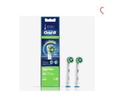 Oral-B Cross Action Toothbrush Heads Pack Of 2_Replacement Refills For Electric Rechargeable