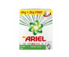 Ariel Matic Front Load Detergent Washing Powder – 4 Kg+2 KG free