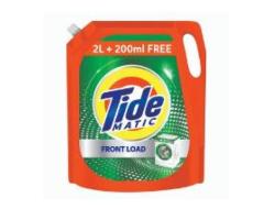 Tide Matic Liquid Detergent 2L + 200 ml FREE – Front Load Washing Machine