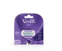 Gillette Venus Swirl  Hair Removal Razor Blades Refills Cartridges  2 Pcs | No missed hair