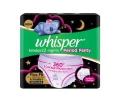 Whisper Bindazzz Night Period Panty 6 M-L Panties