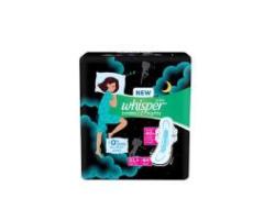 Whisper Bindazzz Nights Sanitary Pads for Women, XL+ 44 Napkins