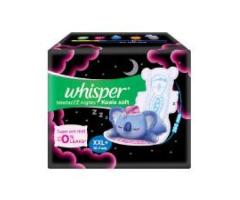 Whisper Bindazzz Night Koala Soft Sanitary Pads Pack of 10 Pads XXL+ upto 0% Leaks