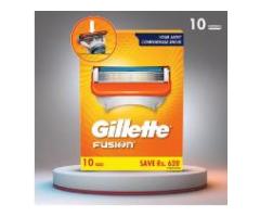 Gillette Fusion Blades- Pack of 10