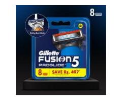 Gillette Fusion Proglide - Flexball Manual Shaving Razor Blades - 8s Pack (Cartridge)