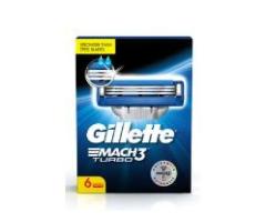 Gillette Mach 3 Turbo Blades- Pack of 6