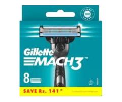 Gillette Mach3 - Manual Shaving Razor Blades Cartridge 8 pcs