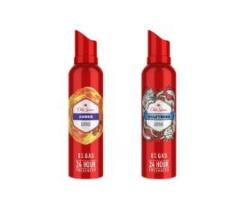 Old Spice Amber and Wolfthorn No Gas Deodorant Body Spray Perfume, 140 ml each