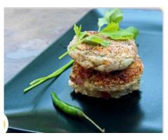 Taro oats fritters